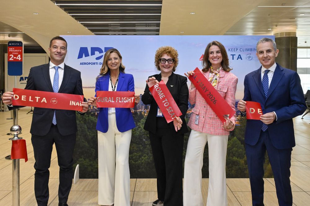 Fiumicino: anche Delta inaugura volo diretto Roma-Seattle - foto: Adr