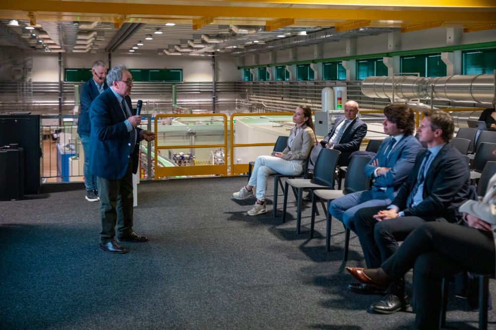 Visita Amb. Azzopardi di Malta ad Elettra - foto Massimo Goina