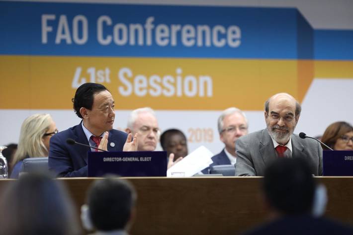 Il Direttore Generale José Graziano da Silva chiude la conferenza della FAO