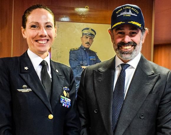 Amb. Emanuele de Maigret comandante Catia Pellegrino