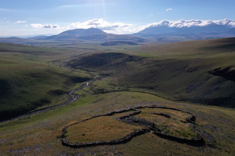 Il grande complesso archeologico di Bertakana nella valle del Mtkvari/Kura