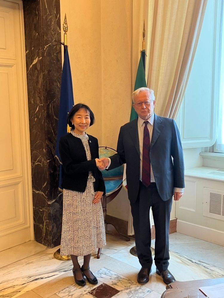 Amb. Ono e on. Tremonti - foto Ambasciata