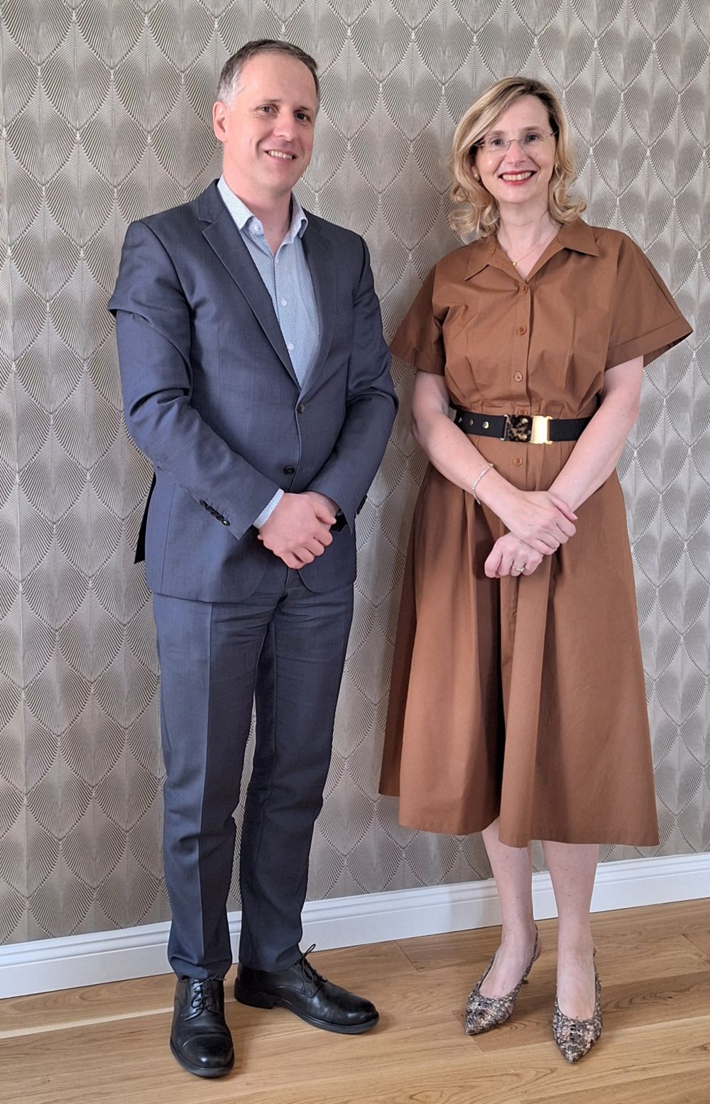 Amb. Catherine Flumiani con il ministro dell’Ambiente della Repubblica Slovacca, Milan Chrenko