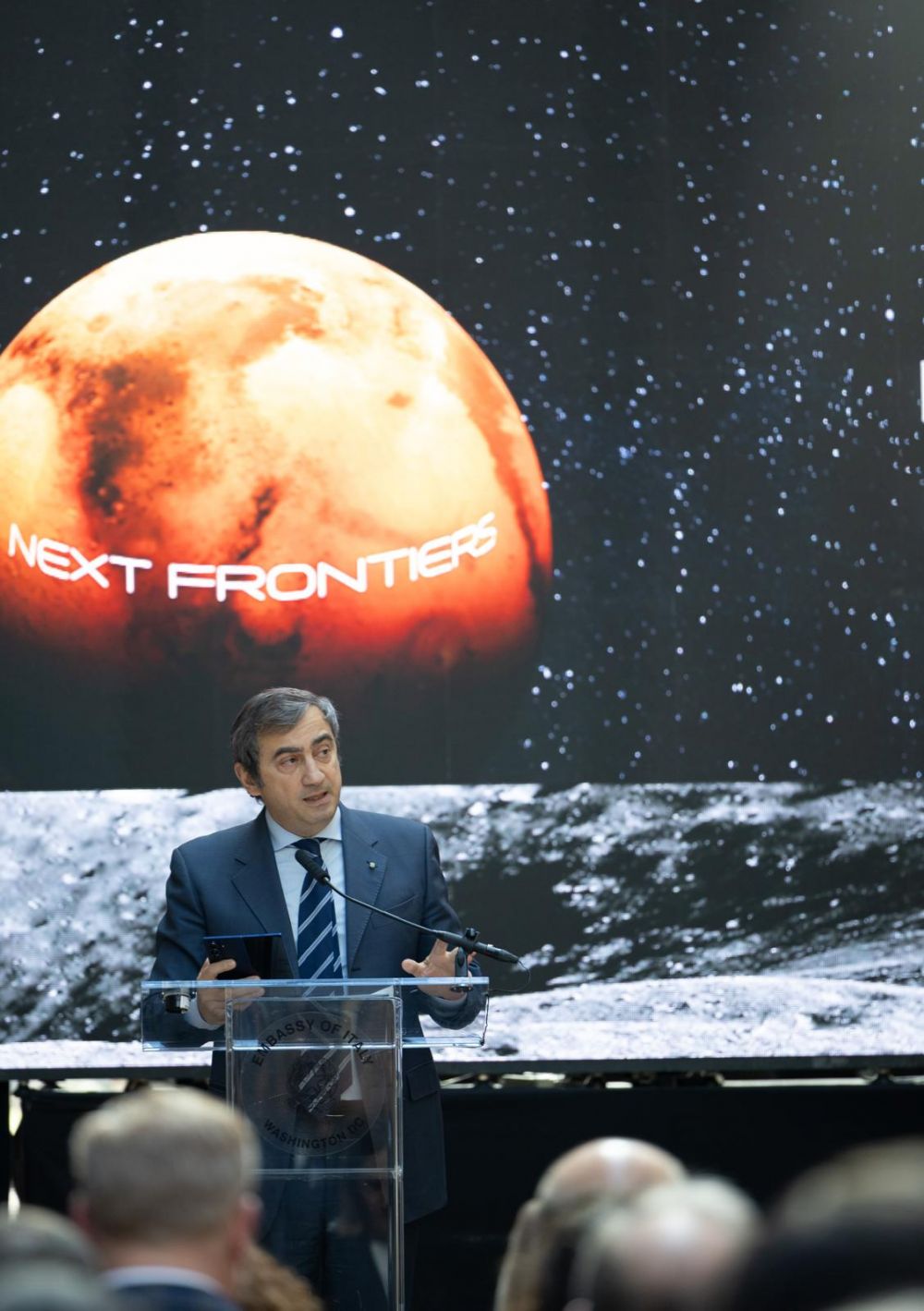 Amb. Marco Peronaci - Spazio: Italia e USA insieme per esplorare nuove frontiere da Luna a Marte - foto: Ambasciata