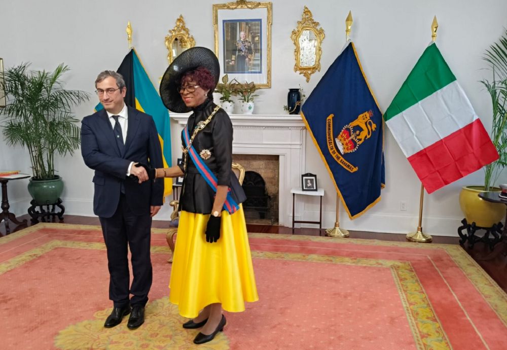 Bahamas: amb. Peronaci presenta credenziali a Governatrice a Nassau