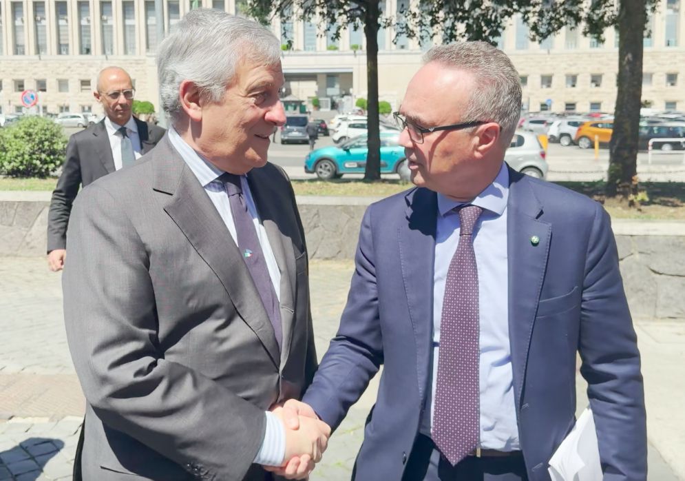 Cerimonia dei Giusti: Tajani e Baldi