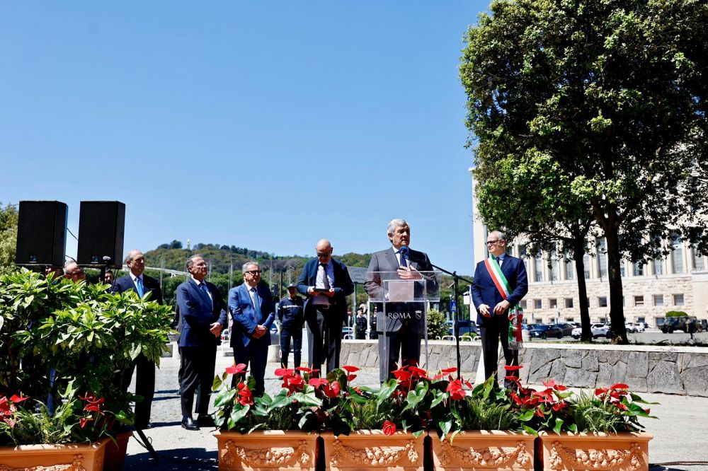 Cerimonia dei Giusti: Tajani, Gualtieri e Nissim