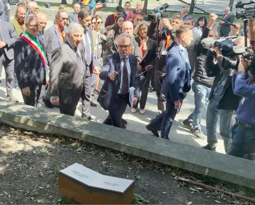 Cerimonia dei Giusti: la targa