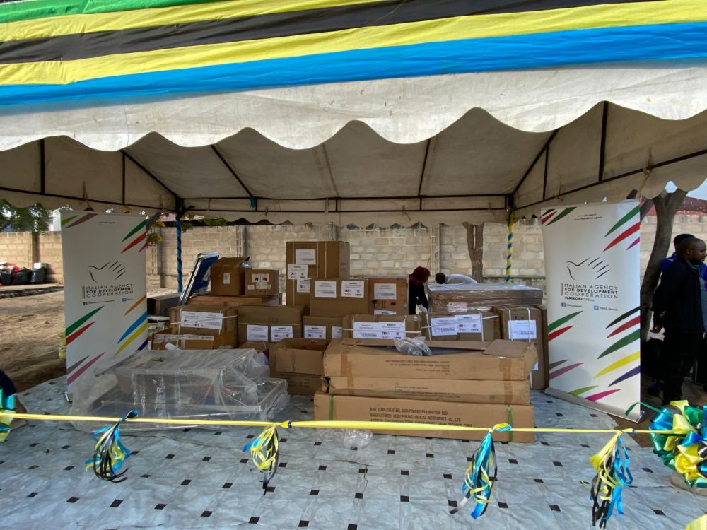 Consegna dei materiali sanitari avvenuta oggi a Dodoma, Tanzania - Credits: AICS Nairobi