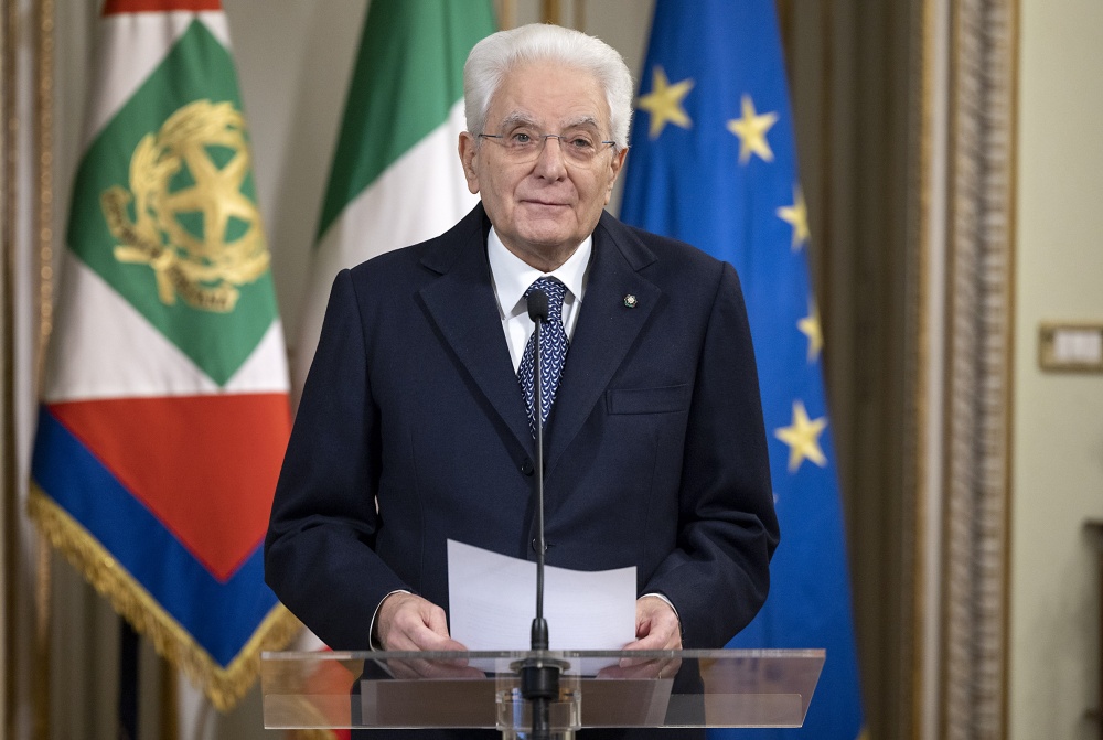 Presidente Sergio Mattarella allo scambio degli auguri con il Corpo Diplomatico