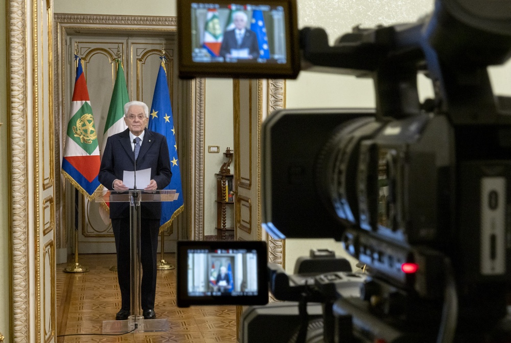 Presidente Sergio Mattarella allo scambio degli auguri con il Corpo Diplomatico