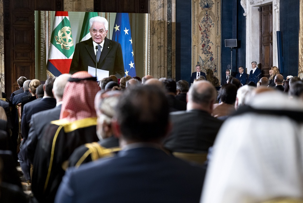 Presidente Sergio Mattarella allo scambio degli auguri con il Corpo Diplomatico