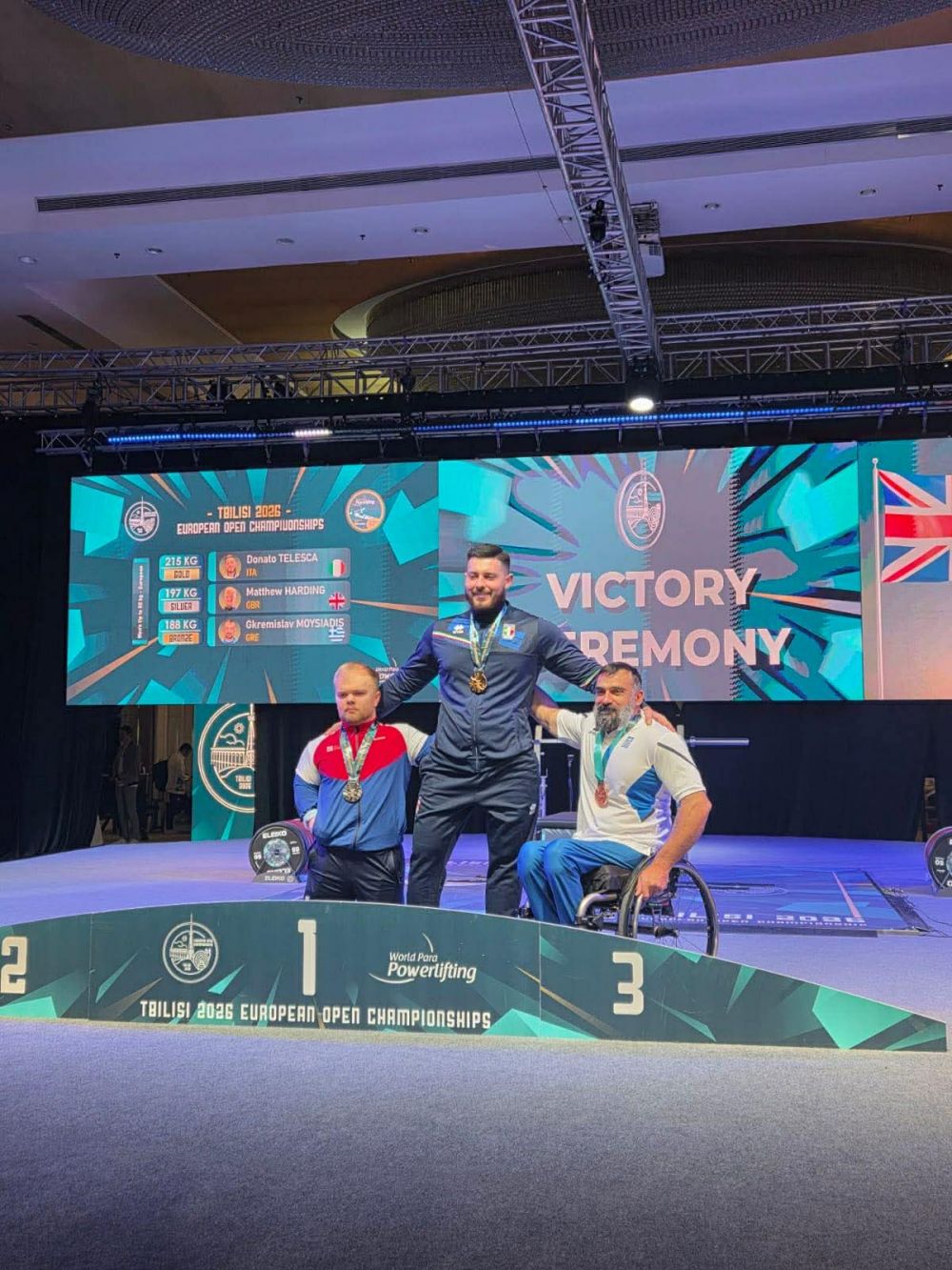 Georgia: amb. D'Antuono, successo italiani a Campionati Europei ParaPowerlifting