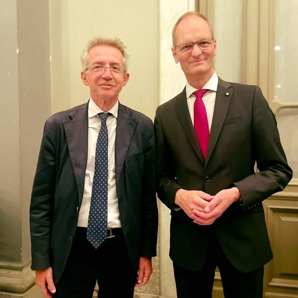Amb. Thomas Bagger con il sindaco Manfredi - foto: Ambasciata di Germania