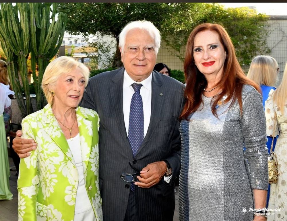 Prof. Giuseppe Manica e signora - foto: Mario Giannini
