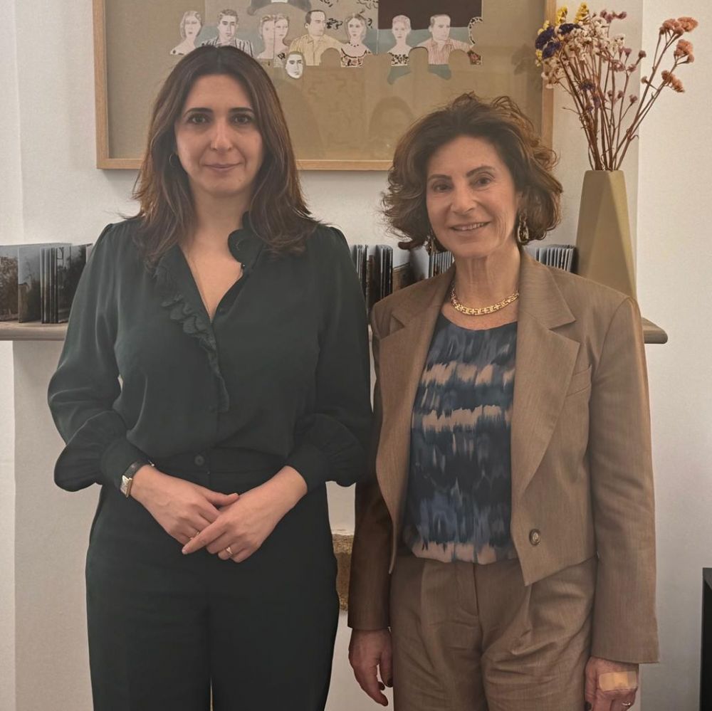 Amb. Antonella Cavallari con Marilena Raouna, viceministro per gli Affari Europei di Cipro