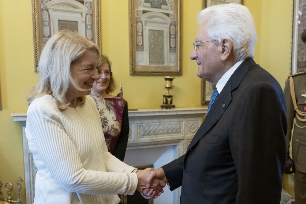 Il presidente Sergio Mattarella incontra Catherine M. Russell, direttrice esecutiva dell’UNICEF