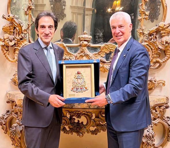 Delegazione di Leonardo in ambasciate d'Egitto a Roma - foto: Ambasciata