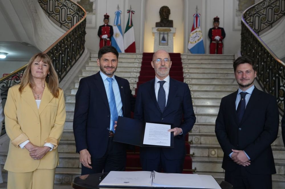 Argentina: amb. Nicoletti con il Governatore - foto: Ambasciata
