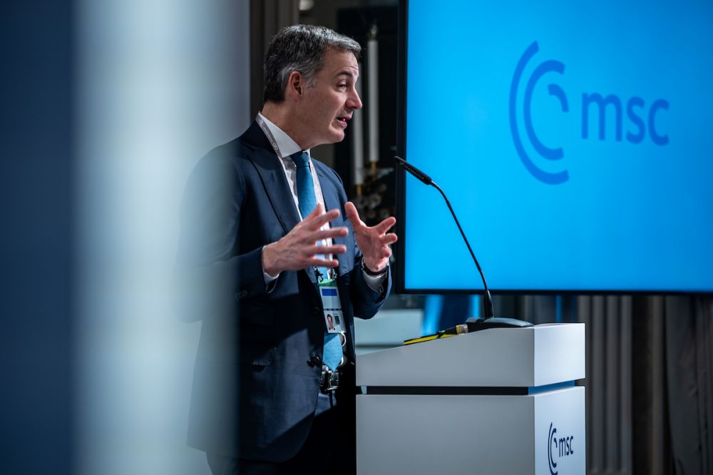 Ordine Malta a Conferenza Sicurezza Monaco: Alexander De Croo, Amministratore UNDP- foto SMOM