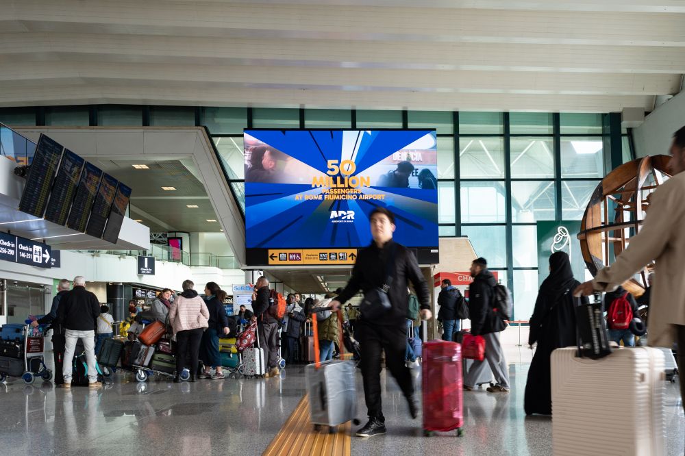 Aeroporto Fiumicino supera 50 milioni passeggeri in un anno - foto: ADR
