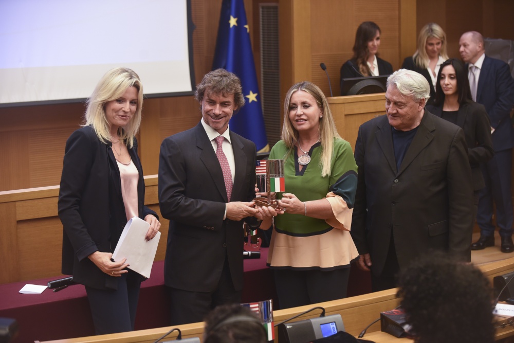 Premio Italia-USA ad Alberto Angela (Foto Danilo Schiavella)