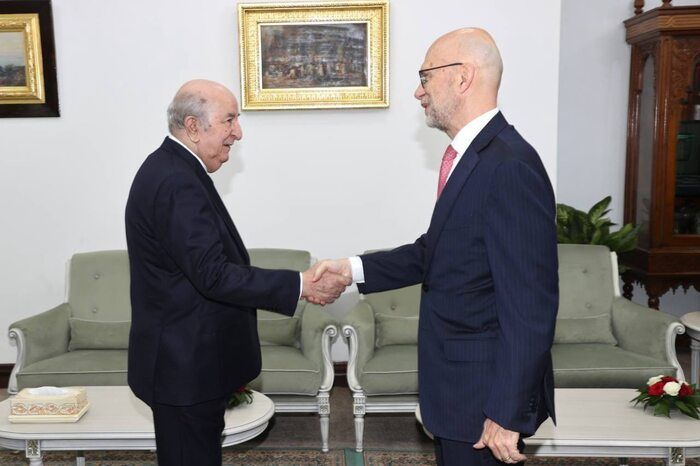 Algeria: amb. Cutillo si congeda da presidente Tebboune - foto: Ambasciata