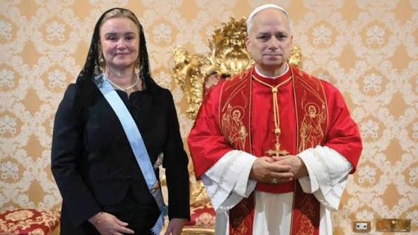 Amb. Caroline Vermeulen e Papa Leone XIV - foto: Osservatore Romano