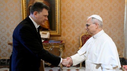 Amb. Yury Ambrazevich con Papa Leone XIV