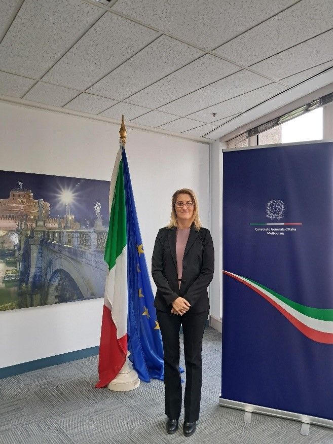 Console generale a Melbourne, Chiara Mauri