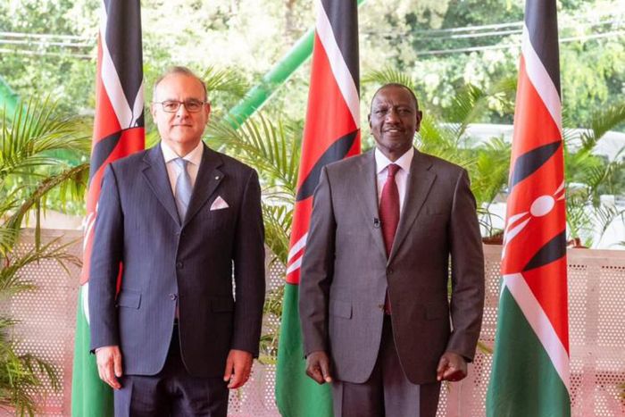 Amb. Vincendo Del Monaco presenta credenziali al presidente Ruto - foto: Ambasciata