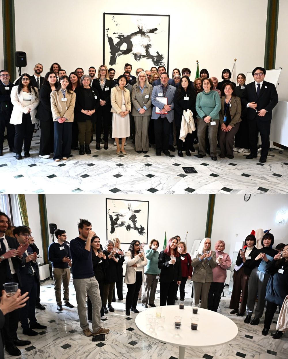 Amb. Hikariko Onocon gli studenti - foto: Ambasciata