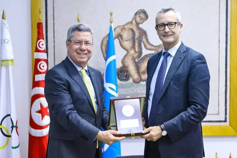 Tunisia: amb. Prunas con Boussayene, presidente Comitato Olimpico