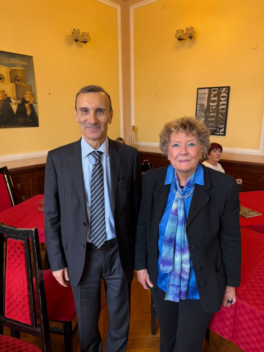 Amb. Trichilo incontra Dacia Maraini - foto: Ambasciata