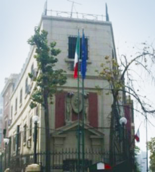La sede dell'ambasciata italiana a Il Cairo