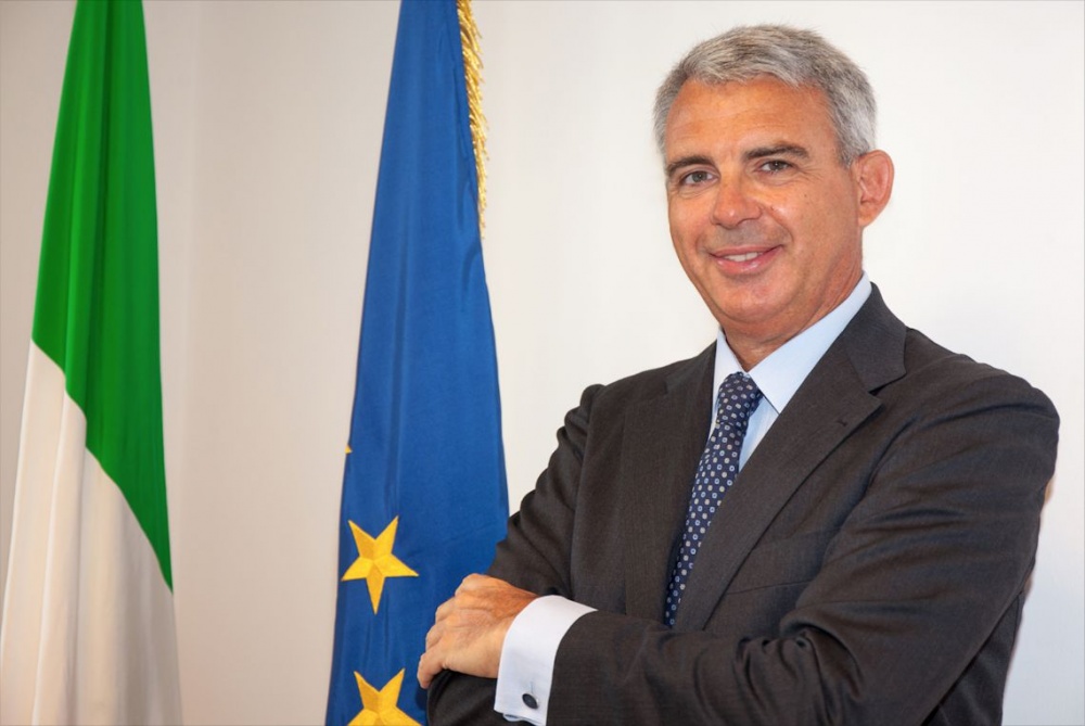 l'Ambasciatore italiano in Israele Gianluigi Benedetti
