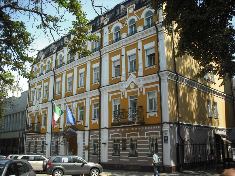 L'ambasciata d'Italia a Kiev