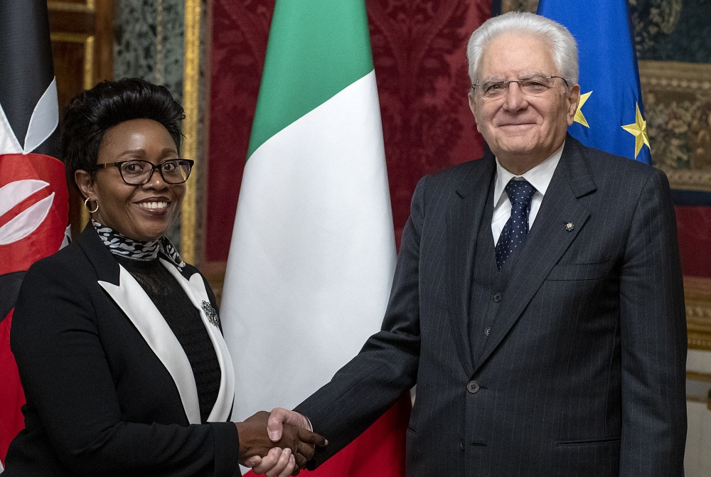 L'Ambasciatore del Kenya Jackline Lumumba Yonga