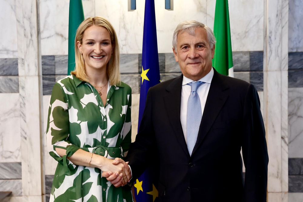 I ministri Antonio Tajani e Helen McEntee - foto: Farnesina