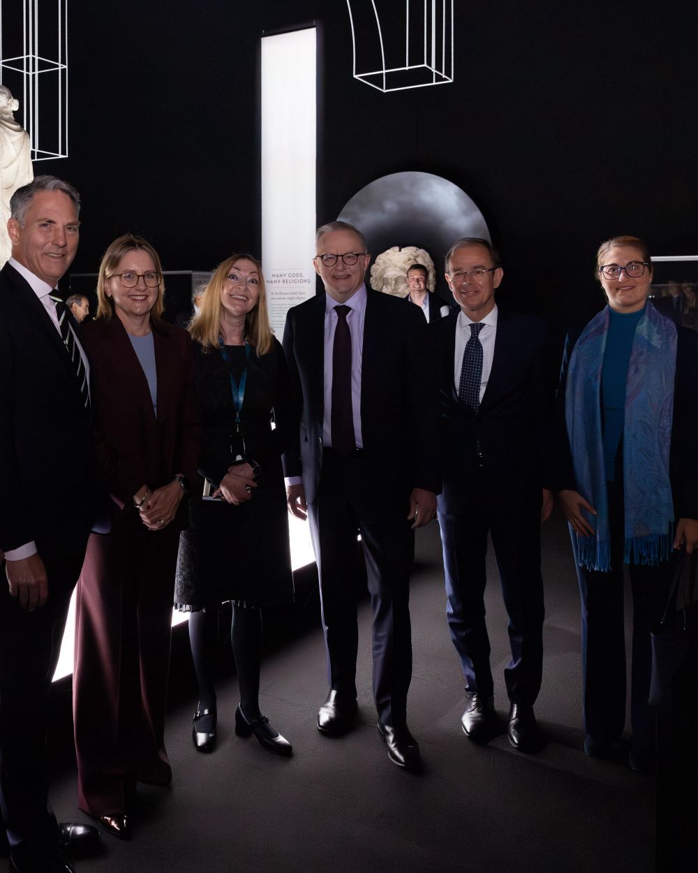 Australia: premier Albanese con amb. Lener a mostra "Rome: Empire, Power, People" - foto: Ambasciata