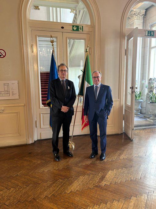 Austria: amb. Pugliese riceve De Alessandri, ceo Agenzia ANSA - foto: Ambasciata