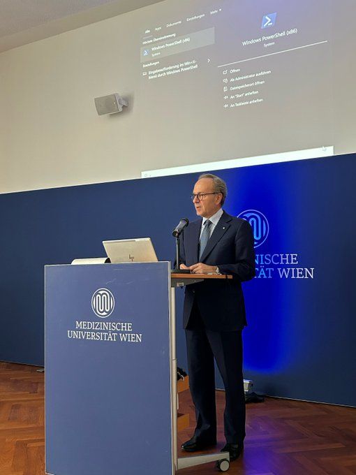 Amb. Giovanni Pugliese alla Medizinsche Universit&auml;t Wien