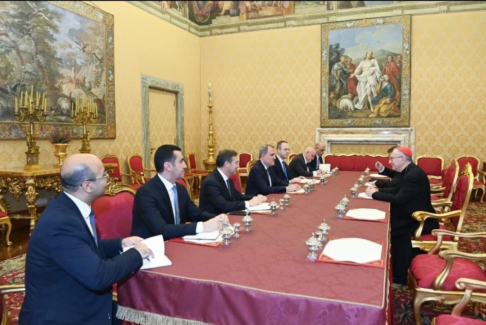 Ministro Esteri Jeyhun Bayramov in visita in Vaticano - foto: Ambasciata