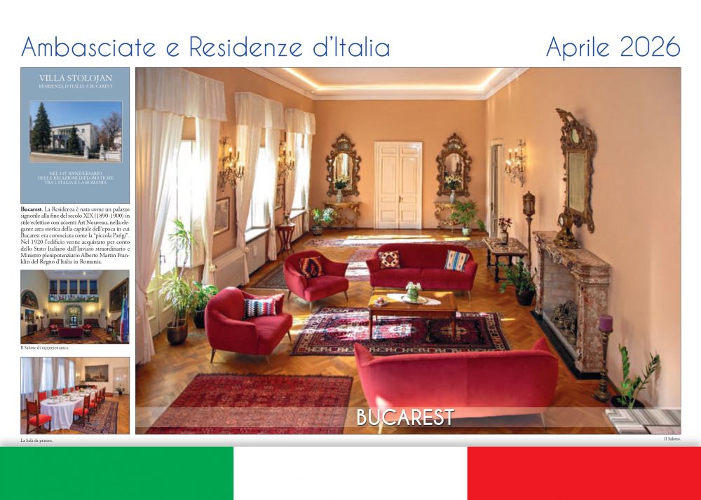 Il prezioso calendario sui palazzi delle Ambasciate d&rsquo;Italia nel mondo