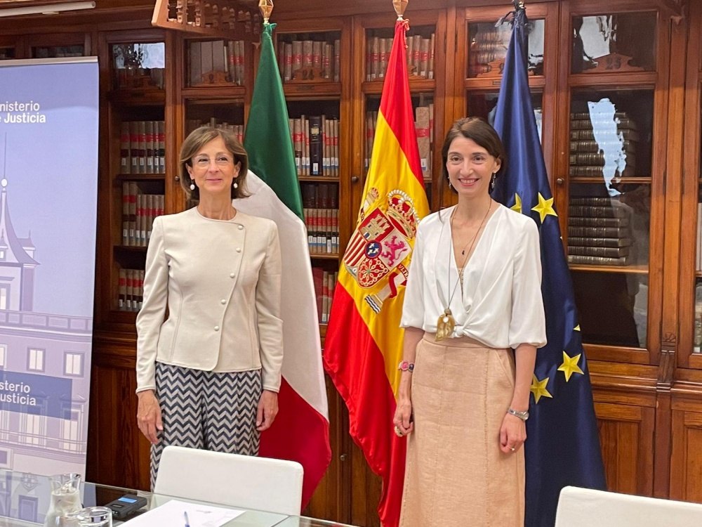 I ministri Marta Cartabia e Pilar Llop