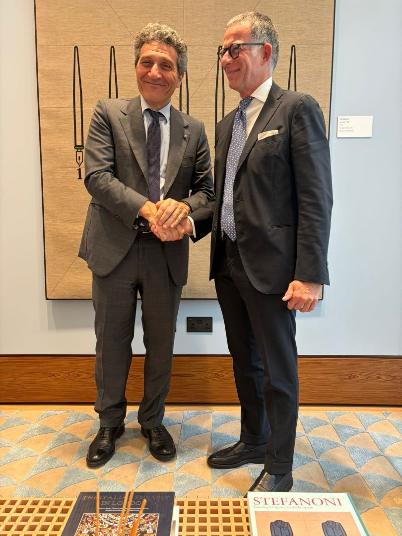 il presidente INPS Gabriele Fava e amb. Fabio Cassese - foto: INPS