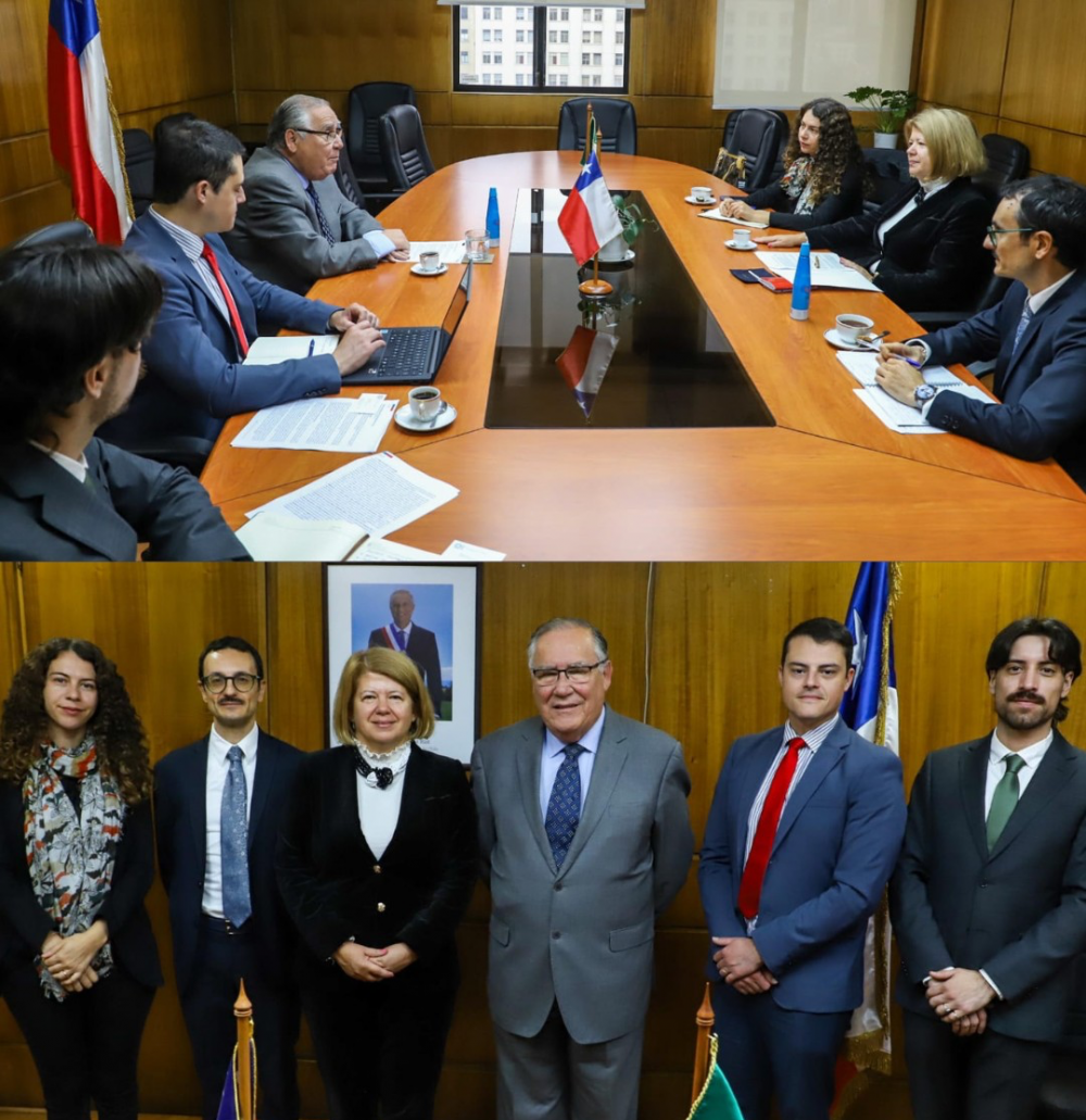 Cile: amb. Biagiotti con ministro Agricoltura, Campos - foto: Ambasciata