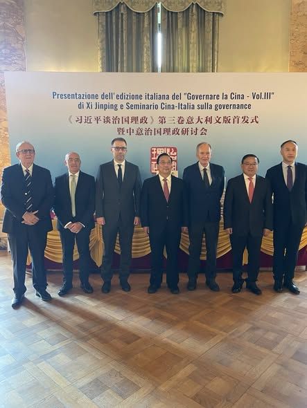 Cina: ambasciata presenta 3° volume di “Governare la Cina" di Xi Jinping