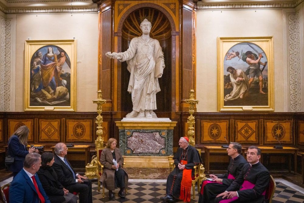 Ministro degli Esteri della Colombia, Rosa Yolanda Villavicencio in Vaticano - foto: Ambasciata di Colombia