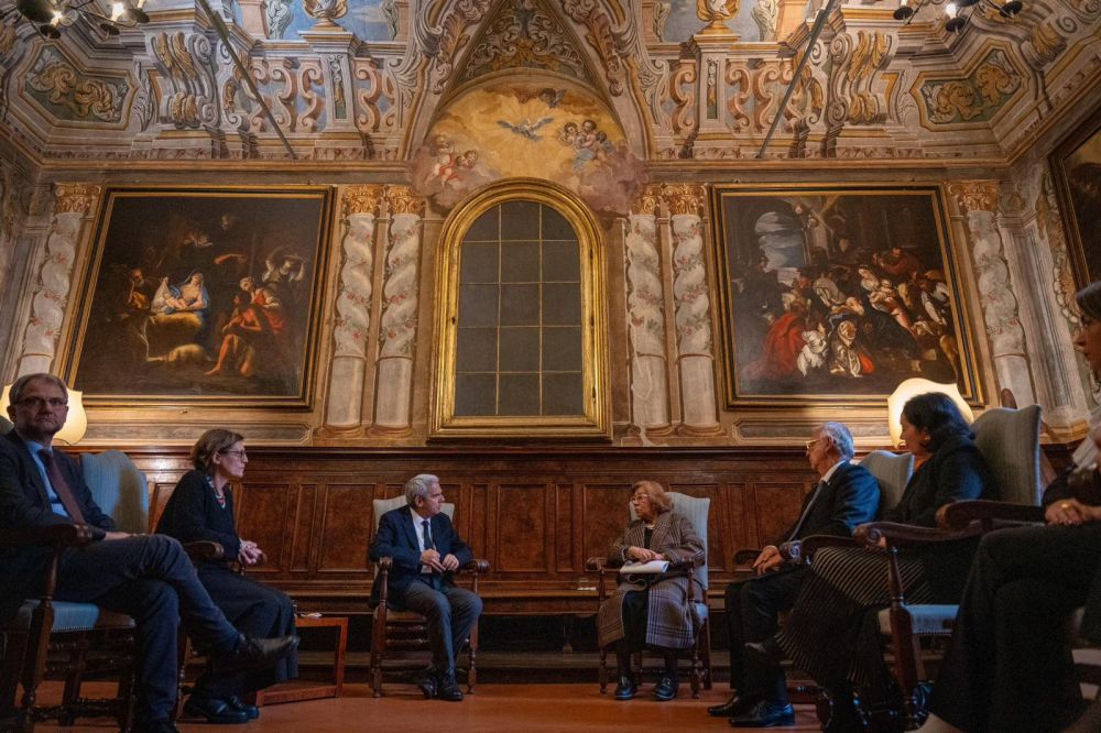 Ministro degli Esteri della Colombia, Rosa Yolanda Villavicencio in Vaticano - foto: Ambasciata di Colombia